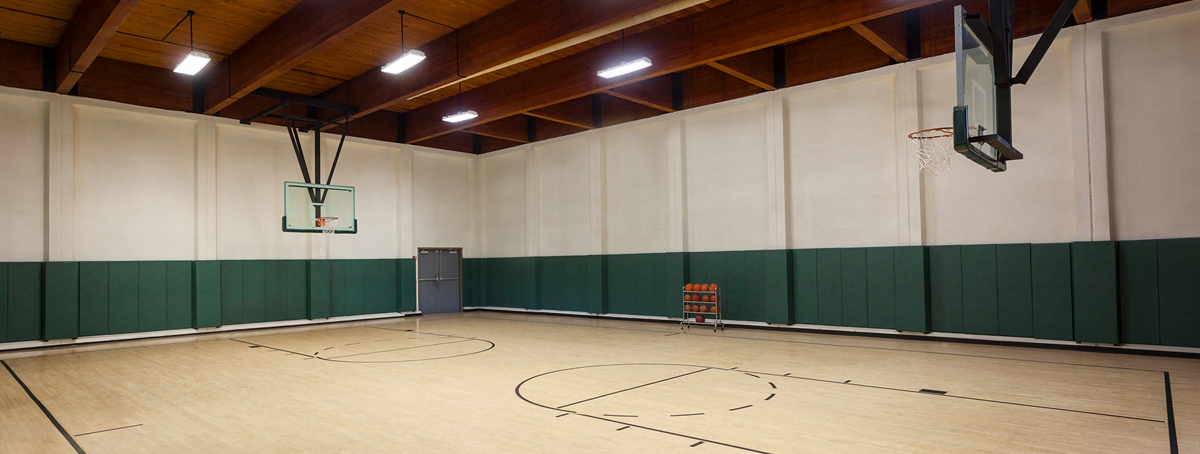 Indoor Basketball Court at The Louis V. Gerstner, Jr. Center for Learning